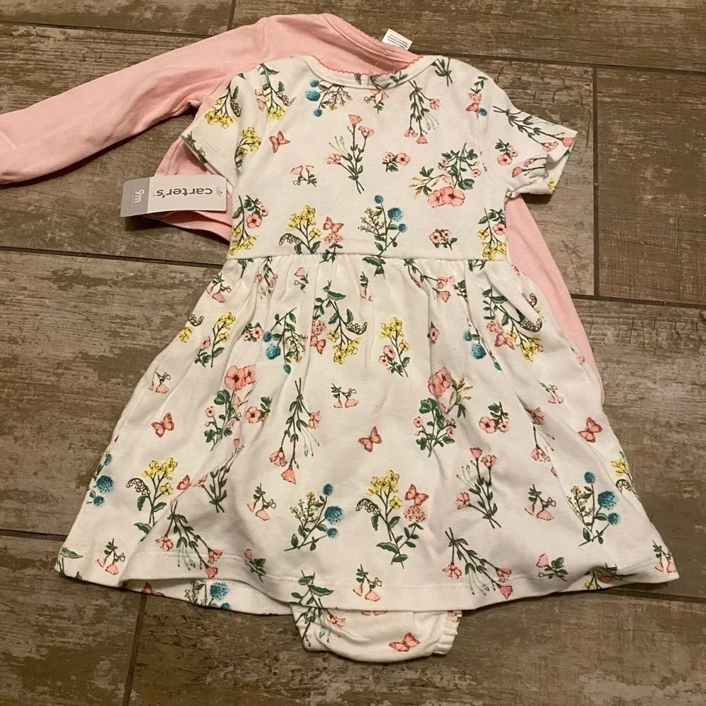 NWT Carter’s floral 2-piece set